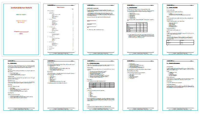 Documento de Plan de Negocios